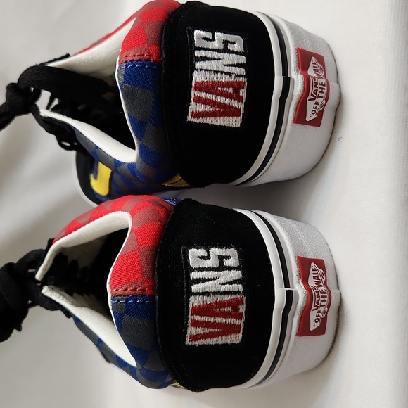 Vans Off the Wall Rally Low Lace-up Checkerboard sneakers (Unisex m 8, w 9.5) - Picture 6 of 12